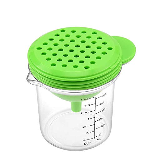 Hunputa Lemon Squeezer,Lemon Orange Juicer Citrus Press Juicer Manual Fruit Squeezer Juice Extractor with Strainer and Container - Thumbnail 5