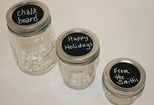 Mason Jar Chalkboard Sticker Medium Circles Set of 15