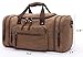 Canvas Duffel Bag, Aidonger Vintage Canvas Weekender Bag Travel Bag Sports Duffel with Shoulder Strap (Coffee)