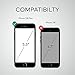 RhinoShield Screen Protector compatible with [iPhone 8 Plus/iPhone 7 Plus] | 9H 3D Curved Edge to Edge Tempered Glass - Full Coverage Clear and Scratch Resistant Screen Protection - Black