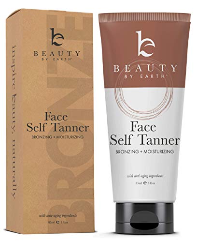 Self Tanner for Face with Organic & Natural Ingredients, Tanning Lotion, Sunless Tanning Lotion for Flawless Darker Bronzer Skin, Self Tanning Lotion – Self Tanners Best Sellers, Fake Tan (1 Pack)