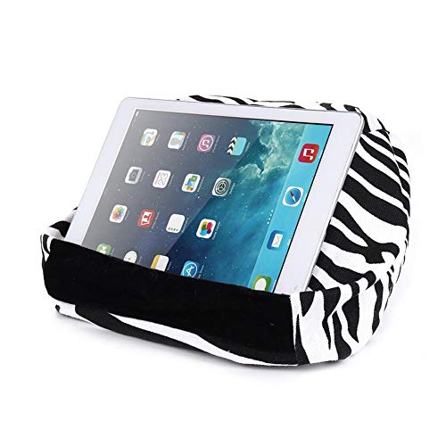 Urnanal Universal Soft Tablet Stand Pillow Holder, Sofa Bed Reading Pillow Beanbag Lap Stand for iPads/Tablets/eReaders/Phones/Books/Magazines