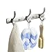 MODONA Large Triple Towel & Robe Hook – Satin Nickel