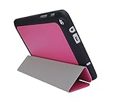 iShoppingdeals Light Coral Slim Shell Case for Acer Iconia Tab 8 A1-860 8-Inch Android Tablet -Ultra Slim Durable Lightweight Tri-fold Stand Folding Cover Case