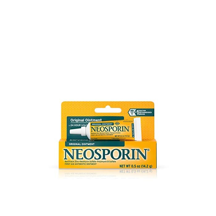 Neosporin Original First Aid Antibiotic Ointment with Bacitracin Zinc for Infection Protection, Wound Care Treatment…