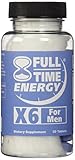 Full-Time Energy X6 for Men Tablets - Stamina Booster Energy Pills Fat Burners (50 Tablets)