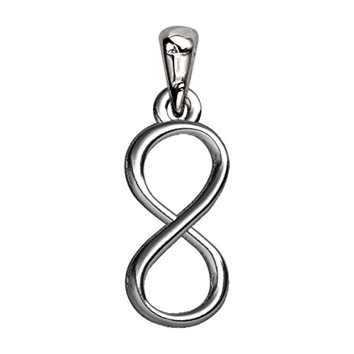 Medium Infinity Symbol Charm,7mm in Sterling Silver