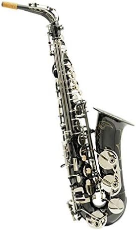 Saxophones E-flat Professional Playing Alto Duct Black Nickel Silver Children With Handbag, With Music Stand Wind Instruments