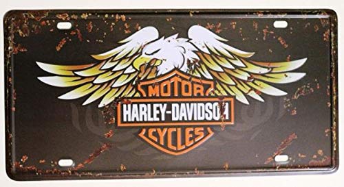 Harley Davidson Vintage Feel Metal Tin Sign Plaque For Home
