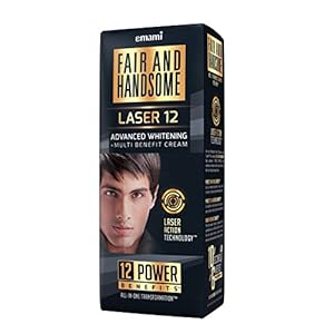 Fair and Handsome Laser 12 Advanced Whitening and Multi Benefit Cream, 60g