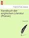 Handbuch Der Englischen Literatur (poesie).