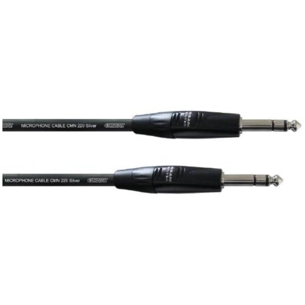 Cordial CIM 1.5 VV Symmetric Jack Connection Cable Jack 6.3 mm Stereo/Jack Stereo 6.3 mm/Length 1.5 m