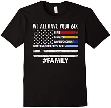 Men's WE ALL HAVE YOUR 6IX #Family Large Black