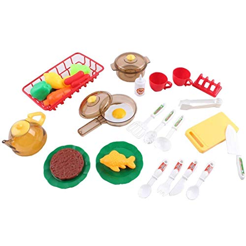 deAO Kinder-Küchenspielset “Happy Little Chef” (“Fröhlicher kleiner Koch”) mit Sound-und Lichteffekten und… – Bild 5