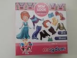MAGDUM Magnetic Dress Up Doll 23pc Set 56 Outfits Girls Creative Fashion Toy view 9
