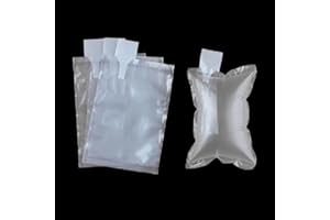 JRVT 100 Pack,Free Hand Pump AIR PAKPRO 3.9x5.9inch Clear Plastic Inflatable Air Packaging Bags Air Pillows Air Cushions Buffer Bags Void Fill Cushioning for Shipping and Packaging,VFC1015