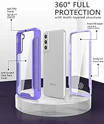 ANSHOW for Samsung Galaxy S21 FE 5G Case, [Soft
