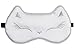 Helen Ou @ Super Soft Natural Silk Cute Cat Eye Mask Eyes Cover Eyeshade for Sleep (White)