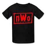Kid's WWE NWO New World Order T-shirt Size S Black