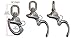 Five Oceans Stainles Steel Swivel Eye Snap Bail Shackle, 2 3/4