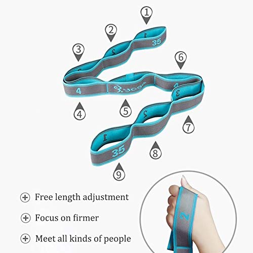 FAMLEAF-Resistance-Bands-for-Legs-and-Butt-Booty-Bands-Pleasion-Pilates-Exercise-Resistance-Band-3-Sets-Wide-Workout-Bands-Sports-Fitness-Bands-Resistance-Loops-Band-Anti-Slip-Elastic