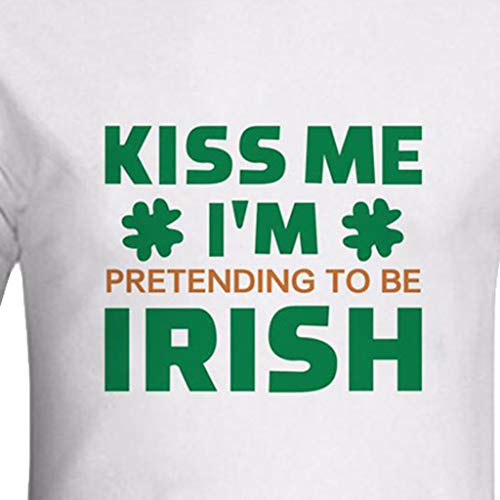 St Patricks Day Shirt Men,SMALLE◕‿◕ Mens St Patricks Print Casual Short-Sleeved St Patricks Day Shirt