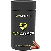VitaArmor SunArmor, Dietary Supplement with Polypodium Fights The Signs of Photoaging, Use with Sunscreen, Dermatologist Developed, 60 Capsules