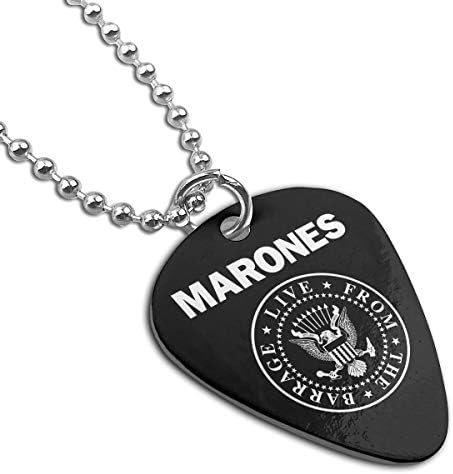 Ramones Guitar Pick Pendant Necklace Keychain