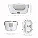 Vovoir Electric Heating Lunch Box 110V/12V 2 in 1 Portable Food Warmer Lunch Heater for Car Home Office with Removable Stainless Steel Food Container (Grey)