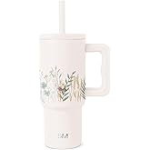 Simple Modern Disney Kids 24 oz Tumbler with Handle and Silicone Straw Lid | Spill Proof Leak Resistant | Stainless Steel Bottle | Gift Boys Girls | Trek Collection | Winnie The Pooh in the Wilderness