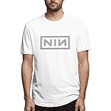 Troom N-I-N Logo Band Fan Men Leisue Shirt S White