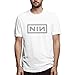 Troom N-I-N Logo Band Fan Men Leisue Shirt S White