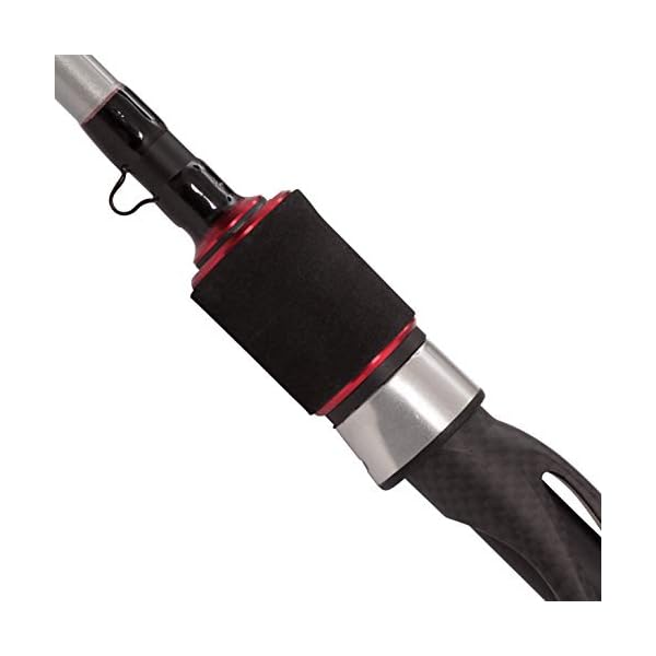 Quantum Premium Spinnrute Drive Spin Angelrute Spinnfischen Allround Raubfisch-Angeln, Schwarz-Silber, 2,40 m – Bild 4
