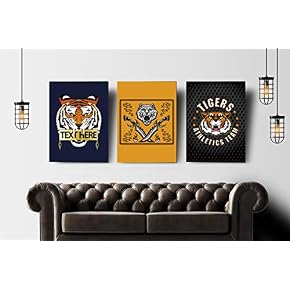 3 Panel Sport Team Banner Painting Wall Decor...