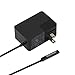 BINZET 12V 2A 24W Portable Charger Power Cord for Microsoft Surface RT Surface Pro 1 and Surface Pro 2 1512 Charger
