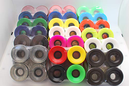 image for VJ Long Board Wheel/Cruiser Longboard Wheel/Skateboard Rubber Wheel/PU
