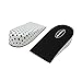 HappyStep® 1 Pair In-Sock Invisible Height Increase Half Insole, Memory Foam Heel Inserts, Lift Heel In-Sock Shoe Inserts (Heights: 3.3cm)