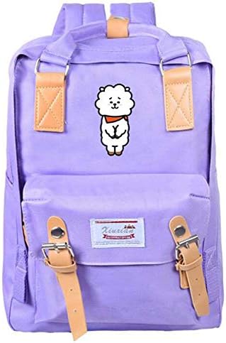 Kpop BT21 Merchandise Daypack Bangtan Boys School Bags,Gift for Bangtan Boys Fans #4-RJ