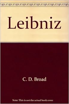 Leibniz An Introduction C. D. Broad, C. Lewy 9780521206914 Amazon