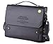 POLO VIDENG M336 Top Leather RFID Block Briefcase Shoulder Messenger Business Bag From Italy Design (Ch-brown)