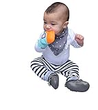 Yummy Mitt Teething Mitten- (Non-Glow) 3-12 Months Baby Self-Soothing Teething Mitt- BPA Free- 100% Certified Cotton (NOT Polyester) and Silicone, Blue