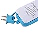 6 USB Charging Station Travel Power Strip Socket Charger with Switch 1.5M/5ft Cord with US Plug USB Output 2.1AMP+1AMP 21W Support 6 Devices Simultaneously (1pcs of Blue)