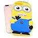 iPhone 7 Plus Case, MC Fashion Cute 3D Cartoon the Minions Bob Protective Silicone Phone Case for Apple iPhone 7 Plus (2016) and iPhone 8 Plus (2017) (The Minion-Bob)