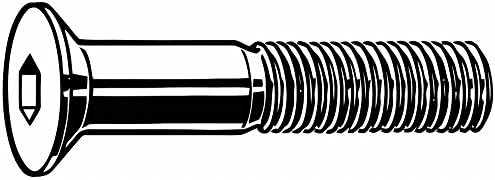 M5-0.80 x 20mm, Flat, Socket Head Cap Screw, A2, Stainless Steel, Plain Finish, 3200PK