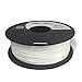 HICTOP 1.75mm White PLA 3D Printer Filament - 1kg Spool (2.2 lbs) - Dimensional Accuracy +/- 0.05mm Printer Filament PLA