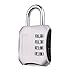 SEPOX Resettable Combination Travel Padlock,Luggage Padock, 4 Digit Combination Padlock for Suitcase, Travel Bag, and Gym Lockers, Filing Cabinets, Toolbox, Case,Pack of 2