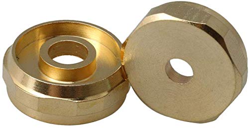 Lheng White Pine Buckle Shell Inlay Trumpet Finger Buttons And Plating Trumpet Parts for Trumpet Accessory 3 Packs