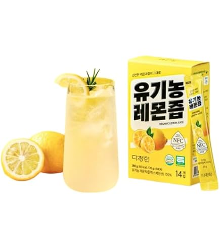Amazon.com : DAJEONGHEON Organic Lemon Juice Stick Packets - 100