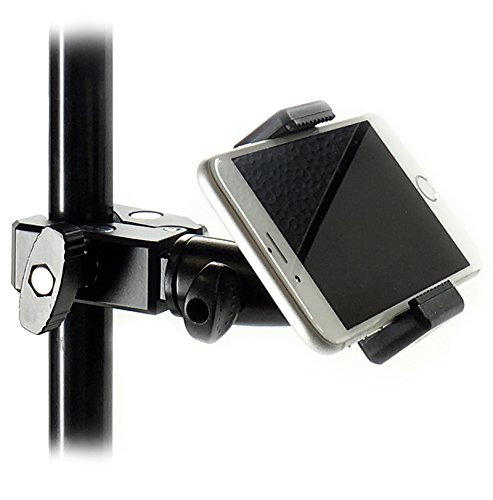 iShot Pro Remora S1 iPhone Universal Smartphone Tripod Monopod Mount Holder + HD Metal Pipe Bar Pole Clamp Adapter - Compatible with iPhone Samsung Galaxy Nexus LG HTC and Other 2.2-3.2" Cell Phones