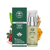 Vitamin C Eye and Face Brightening Serum with Kojic and Hyaluronic Acid. A 2-IN-1 Organic Serum for Dark Circles, Eye Puffiness and Wrinkles. 30 ml